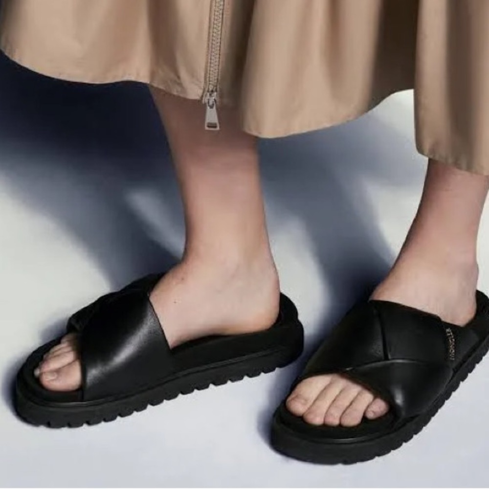 Moncler Black Women's Sandals
